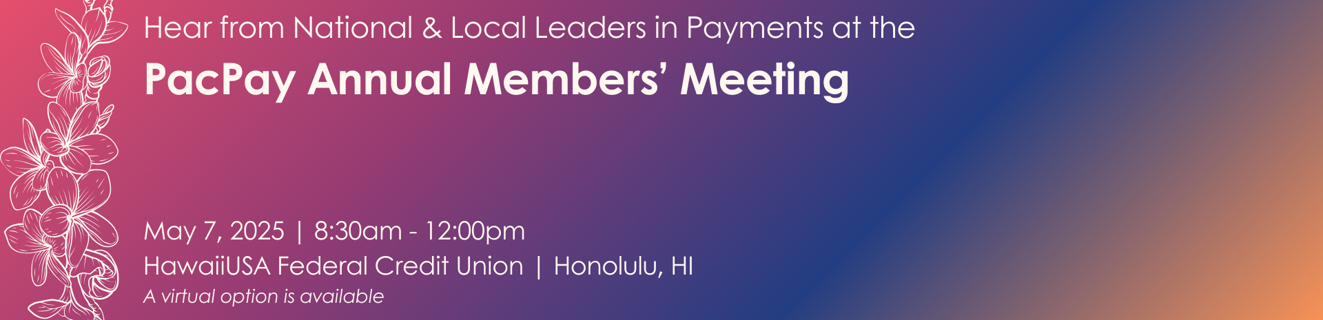 Save the Date: 2025 Annual Members' Meeting